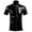 Short Sleeve Black, variant on Men's Faux Leather Jacket Slim Fit Shiny Patent Leather Tops Stand Collar Zipper Jacket Wet Look T-Shirt for Nightout Club