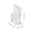 thumbnail image 2 of Milisten 20 Sets Mirror Clips Wall Hanging Kit Mirror Hangers Mirror Clips for Frameless Mirror, 2 of 5