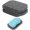 Gray, variant on 4 Pack Soap Saver Pad, Self Draining Soap Lift Holder Mat, Porous PVC Soap Tray Liner, Non-Slip Soap Saver for Bathroom Shower Kitchen Sink, Can Be Trimmed