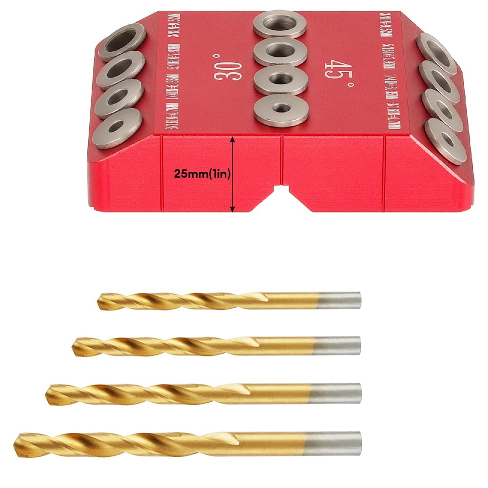Buy 30/45/90° Angle Drill Hole Guide Jig for Angled and Straight Hole
