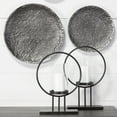 thumbnail image 5 of Mercana Furniture Saturn II Large Black Metal Table Candle Holder, 5 of 5