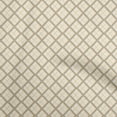 thumbnail image 1 of oneOone Cotton Poplin Dark Beige Fabric Geometric Dress Material Fabric Print Fabric By The Yard 42 Inch Wide, 1 of 4