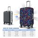 thumbnail image 4 of Balery Multicolor Bowling Funda de equipaje, fundas para maletas, elástica, lavable, protector de maletas, compatible con maletas de 18 a 32 pulgadas-Medium, 4 of 7