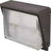 Monument Wall Pack Floodlight With Aluminum Housing, Bronze, 18-1/8X9-1/2X9 In., 1 250-Watt Metal Halide Lamp (Included)