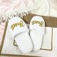 thumbnail image 3 of Zapatillas de boda personalizadas, decoración de fiesta de dama de honor, novia, cómodas, despedida de soltera, regalos personalizados, 3 of 4