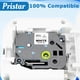 thumbnail image 3 of Cinta etiquetadora Pristar laminada blanca de 24 mm para Brother, 3 of 9