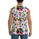 thumbnail image 4 of Fotbe Mexican Bright Style Men's Camiseta sin Mangas Estampada para Hombres, Playera Casual para Gimnasio, Entrenamiento, Playa-Small, 4 of 7