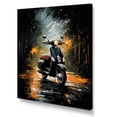 thumbnail image 2 of Designart "Scooters Under City Lights I" Scooter Wall Decor, 2 of 7