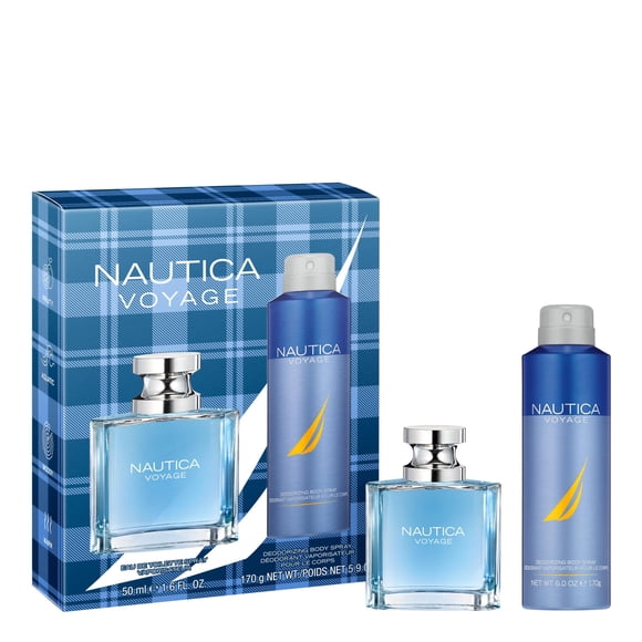 Set de Regalo Perfume Nautica Voyage EDT 50 ml + Desodorante 180 ml