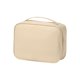 thumbnail image 1 of Toiletries and makeup tool storage bag with dividers, portable Oxford cloth handbag, T400 double-layer makeup bag - Milk Apricot Rice, 1 of 1