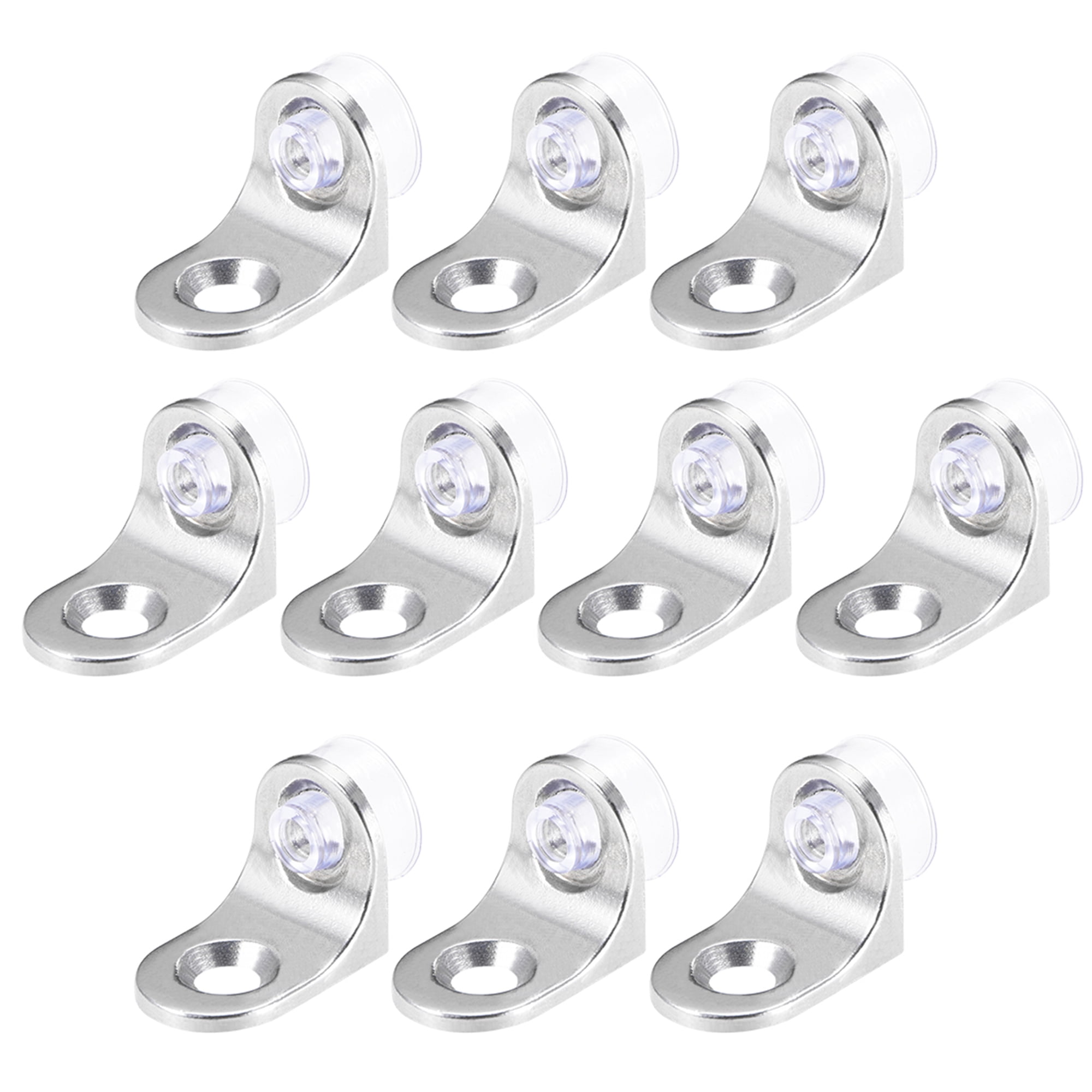 Shelf Support Pegs Glass Bracket Zinc Alloy 19mmx13mmx15mm 10pcs