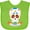 Apple Green, variant on Inktastic Day of the Dead Skull Boys or Girls Baby Bib