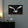 thumbnail image 2 of Canvas Prints Wall Art - A Flying Snowy Owl Animal/Bird Photograph | Modern Wall Decor/Home Decoration Stretched Gallery Canvas Wrap Giclee Print &amp; Ready to Hang - 12" x 18", 2 of 4