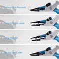 thumbnail image 5 of Wolfyok Aluminum Fishing Pliers and Stainless Steel Hook Removers Pliers Saltwater Split Ring Tool Blue for Fishing Gear Accessories Line Cutters with Sheath and Lanyard, 5 of 9