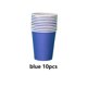 thumbnail image 4 of Billuyoard 10 Uds. De vasos de papel, vasos desechables para jardín de infantes, pintura de colores ambientales, artesanía, pintura educativa, bebida Mostrada Azul Billuyoard HA071325-04, 4 of 6