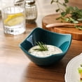 thumbnail image 5 of Fievgin Plastic Serving Bowls, Square Angled Mini Bowls for Salad, Fruit, Kitchen Countertop, Party & Home Table Decor, 5 of 6