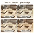 thumbnail image 7 of ODIKA 8'x10' Washable Area Rug Beige Abstract Interlocking Shapes Neutral Blocks Brushstroke Large Flowing for King Size Bedroom Under Bed, Master Suite, Non-Shedding, Easy Care, 7 of 7