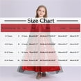 thumbnail image 3 of bbymog Girls Maxi Dress Halloween Costumes Crewneck Long Sleeve Performance Dresses for Girls Clothes Red C 5 Years, 3 of 3