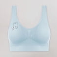 thumbnail image 5 of ylioge Sports Bras for Women Plus Size S-4X Wireless Push Up Padded Bralettes Womens Breathable Stretchy Pullover Athletic Yoga Tshirt Underwear Bra, 5 of 6