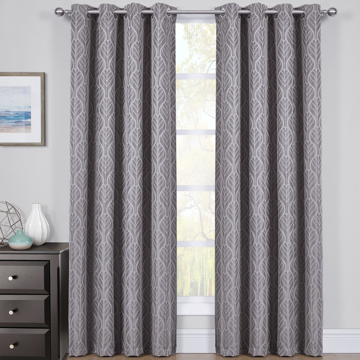 Pair Hilton Blackout Curtains Thermal Insulated Energy Saving Curtain Panels Set Of 2 Panels 108x63 Gray Walmartcom Walmartcom Pair Hilton Blackout Curtains Thermal Insulated Energy Saving Curtain Panels Set Of 2 Panels 108x63 Gray Walmartcom Walmartcom