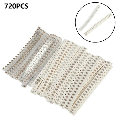 

RANMEI 720PCS 1206 0805 0603 SMD capacitor package Sample package commonly used