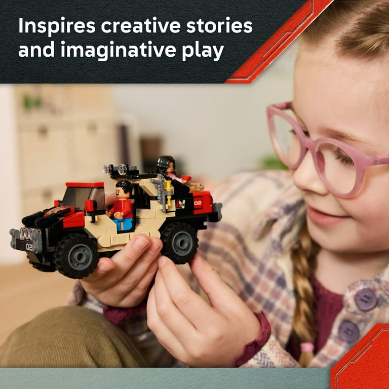 LEGO Jurassic World Raptor Off-Road Escape Dinosaur Toy - Building