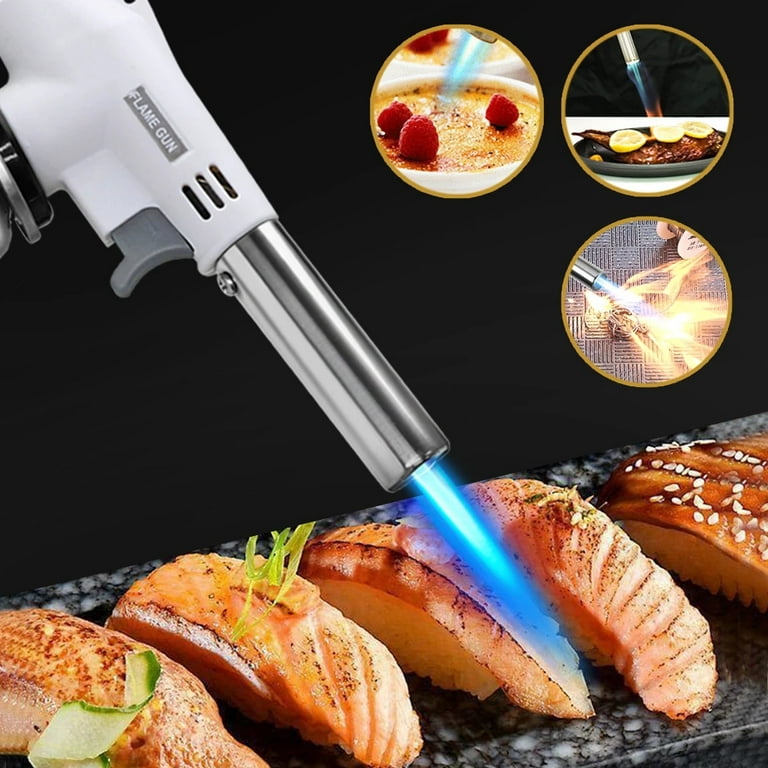 1pc Multifunctional Gas Torch Gun Flamethrower For BBQ Camping & Outdoor  Hiking (Gas And Burning Oil Not Included)