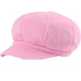 thumbnail image 4 of CoCopeaunts Women Beret Newsboy Cap Winter Spring Solid Color Octagonal Cap Vintage Casual Eight Panel Baker Boy Hat, 4 of 8