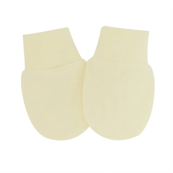 TELOLY Baby Mittens Skin-Soothing Soft Gloves Newborn Mittens Easy-On Handles Baby Toddler,Yellow