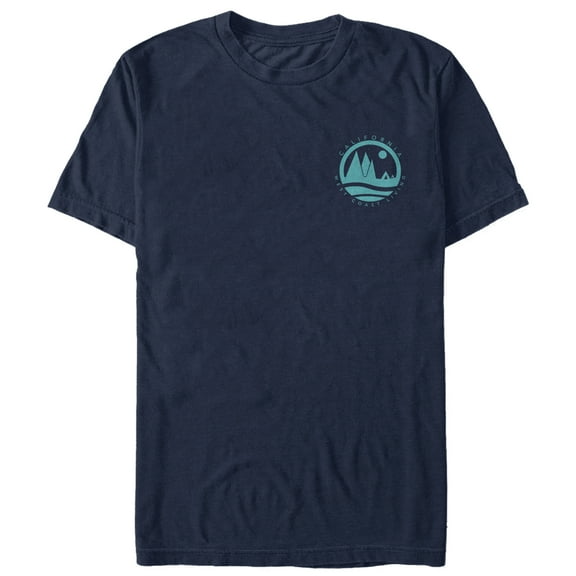 Men's Lost Gods California West Coast Living Graphic Tee Navy Blue Medium