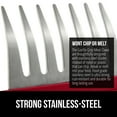 thumbnail image 4 of Meat Claws for BBQ Grilling, 7 Claw Food Shredding Fork, Red Stainless Steel by Gorilla Grip, 4 of 10