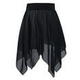 thumbnail image 7 of Dance Skirts Adult Irregular Chiffon Ballet Dance Tutu Skirt Women Girls Gymnastics Skate Wrap Skirt Training Ballet Skirts, 7 of 7