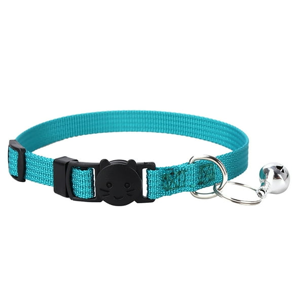 Collier pour Chat à Dégagement Rapide - Longueur Ajustable, Conception à Bouton-Pression Sécuritaire, Accessoire pour Clochette, pour Chatons Chats