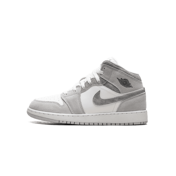 Jordan GRADE SCHOOL Air Jordan 1 Mid SE GS "Neutral Grey" FQ8088 002 from Stadium Goods