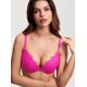 thumbnail image 3 of Sostén DOBREVA Push Up con Encaje, Aro y Escote Profundo 32B Rosa, 3 of 4