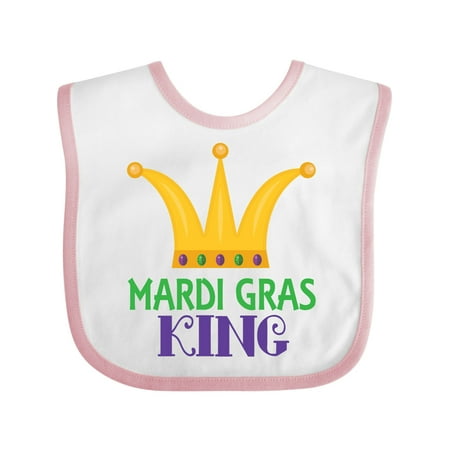 

Inktastic Mardi Gras King Celebration Party Boys Baby Bib