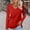 Red, variant on Womens T Shirts Spring Long Sleeve Tops for Women Casual Basic Relaxed Fit Plain Comfy V-Neck Layering Tops,Pink L