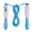 Blue, variant on Suodoka Premium Adjustable Speed Jump Rope with Built-In Counter, 9.84 ft / 300 cm Tangle-Free Skipping Cable for Kids and Adults Fitness Gym Workout - Blue