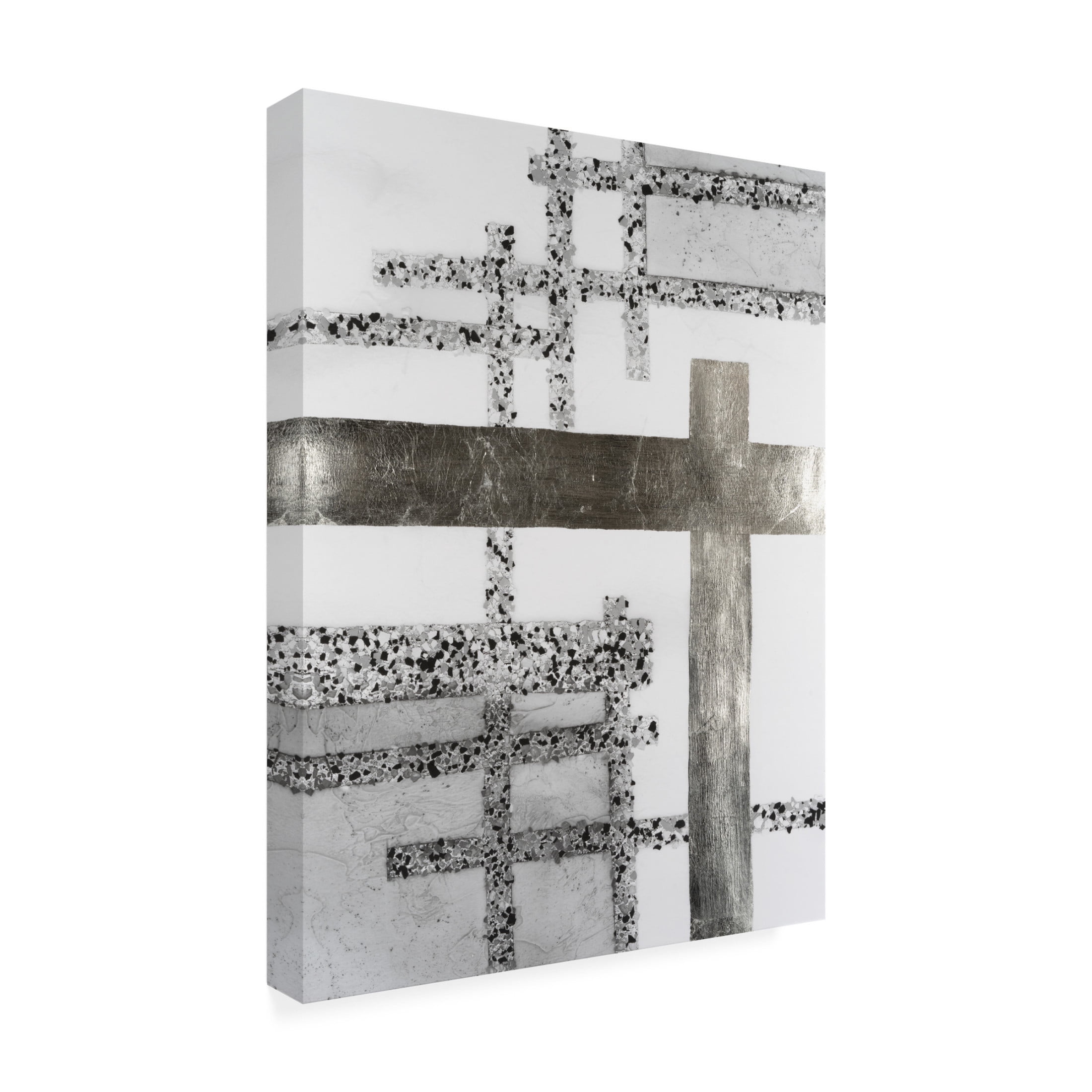Trademark Fine Art Vanna Lam  Terrazzo Grid  I Canvas Wall Art