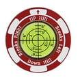 thumbnail image 4 of Colaxi Golf Putting Green , Round Bubble Level, Alignment Tool High Precision Stylish Ball Mark Golf Putting Aid Red, 4 of 8