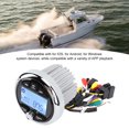thumbnail image 4 of Digital Media Receiver, Marine Gauge Stereo Waterproof Anti Interference Aluminum Alloy  for Yachts for RV, 4 of 7
