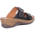 thumbnail image 3 of Josef Seibel Catalonia 76 Women's Leather Mule Sandal In Black Size 9, 3 of 6