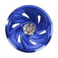 thumbnail image 2 of Protector lateral del ventilador del motor, fácil de instalar, accesorios de repuesto, protector de ventilador de refrigeración del motor de aleación azul, 2 of 8