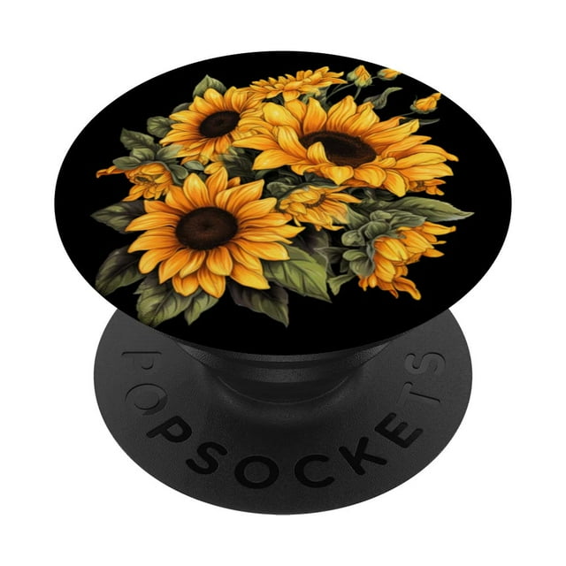Empuñadura adhesiva para teléfono celular Summer Sunflower PopSockets