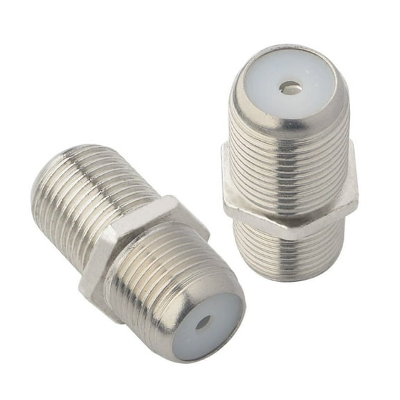 ONELINKMORE 2-Pack TV Cable Connector , Female to Female coaxial Connector RG6 Coax Extension Adapter