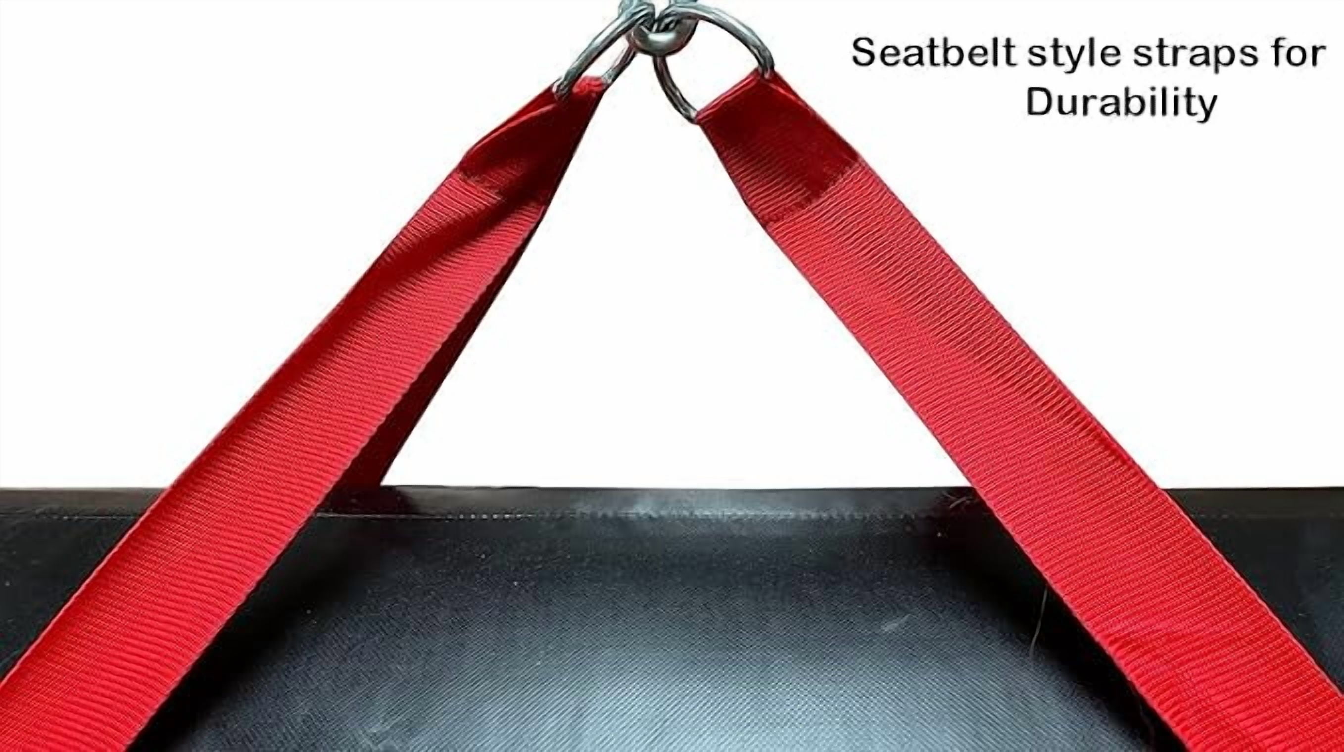 Ultimate Synthetic Leather Uppercut Bag 60 lbs, Durable & Versatile for Boxing, MMA, Muay Thai, Fitness Training – Thick ToughTek, Reinforced Stitching, Filled/Unfilled