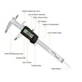 thumbnail image 3 of HARDELL Caliper 6 inch, Stainless Steel Caliper Measuring Tool with Large LCD Screen,inch/Millimeter, Auto-off Feature, for DIY, Jewelry, Parts, 3 of 7