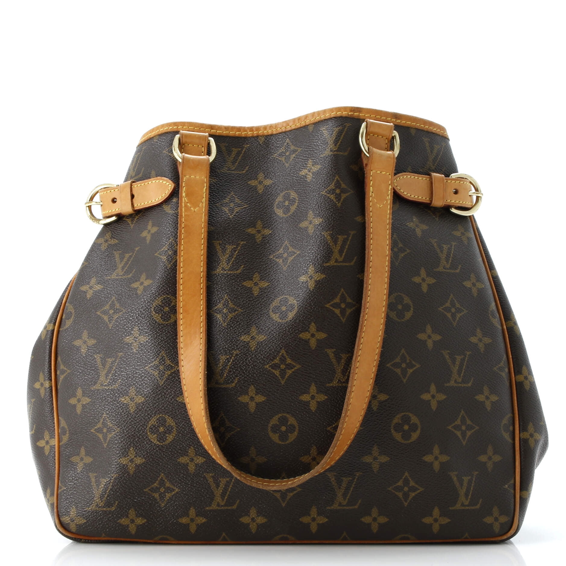 Pre-Owned Louis Vuitton Batignolles Handbag Monogram Canvas Vertical By Rebag