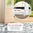 thumbnail image 4 of nuLOOM Tiffani Floral Machine Washable SplashGuard Area Rug, 8' x 10', Tiffani Light Grey, 4 of 13