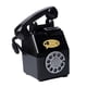 thumbnail image 4 of Figura decorativa de alcancía con forma de teléfono retro, con esfera para ahorrar dinero Negro, 4 of 9